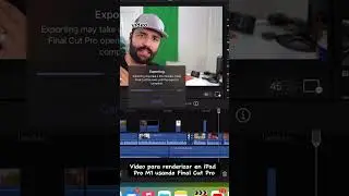 This how long it takes for a real video to export on Final Cut Pro on iPad Pro