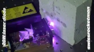 20W laser diode at 808 nm.mp4