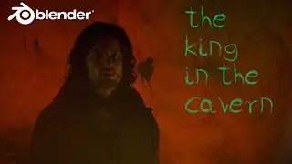 Blender Live Action Cave Scene  - Green Screen / Virtual Production with No Budget