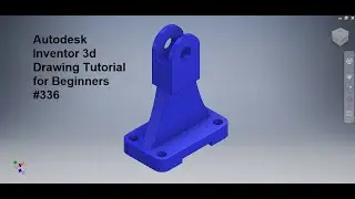 Autodesk Inventor 3d Drawing Tutorial Practice || Inventor Tutorial 