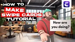 CreateStudio - 3D Character - Swipe Cards Tutorial