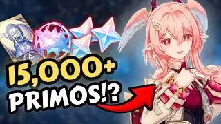 Version 6.5 Primogem Count Revealed: Total Pulls for F2P, Welkin & Battle Pass | Genshin Impact