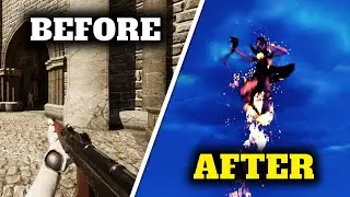 Turning an FPS game into a 3rd person fantasy game