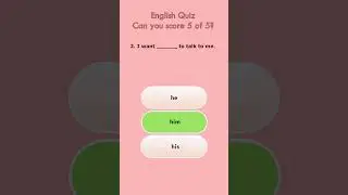 Fast Test. Can you score 5 of 5? | English #shorts #english #englishgrammar #quiz #test