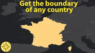 Download the boundary of any country