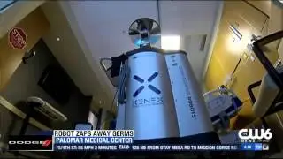 Hospital “super hero” is zapping away super bugs at San Diego hospital