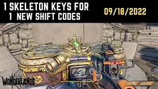 1 SKELETON KEYS FOR ONE SHIFT CODE TINY TINA'S WONDERLANDS 09/18/22