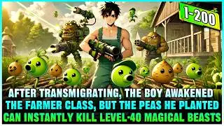 boy unlocked Dave's plant system and is saving the world by planting peas and sunflowers!