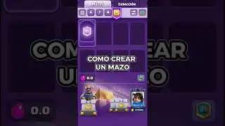 COMO CREAR UN MAZO EN CLASH ROYALE 😡