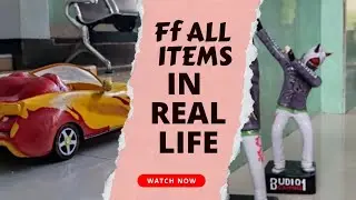 Free Fire All Items In Real Life #freefire #nobuduff