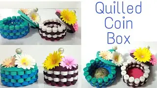 Quilled Coin Box | DIY Shagun Box | Quilling Gift Box