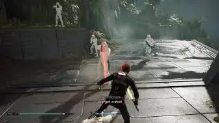 STAR WARS Jedi: Fallen Order: Stormtoopers doing what they do best...