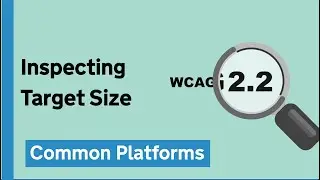 Inspecting WCAG 2.2: Target size