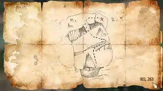 Assassins Creed IV Black Flag | treasure map 901, 263
