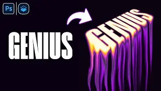 Flammable Liquid Melting Text Effect in Photoshop 🔥