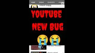 YouTube new bug {बुरी खबर} #shorts #short