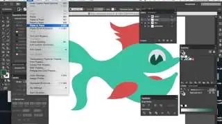 Preparing vector art for screen print-trapping the "fish"-Part 2 of 2