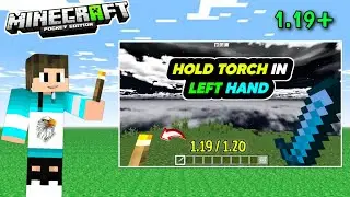 LEFT HAND MOD FOR MINECRAFT PE | OFF-HAND MOD FOR MINECRAFT PE | 2023 !