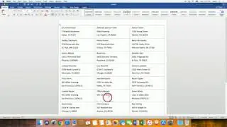 How to do a Mail Merge in Microsoft® Word for Mac® 2016