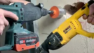 Punch Dewalt DCH 133 vs Metabo KHA 18 LTX
