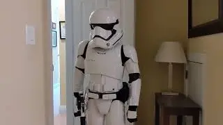 3d Printed First Order Stormtrooper Armor- 76% Scale (Short Trooper!) #shorts