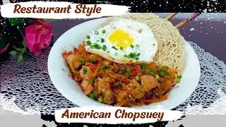 American Chop Suey|Non-veg American Chop Suey|Indo-Chinese|Restaurant Style|ChopSuey Recipe in Tamil