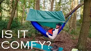 I've NEVER Slept in a Hammock Before... Until NOW! (Stealth Wild Camping in the Woods)