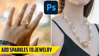 How to add Sparkles to Jewelry in Photoshop Tutorial