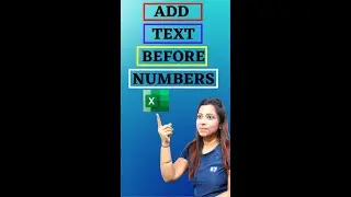 Custom Number formatting in Excel | Add Number Before Text in Excel