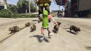 PICKLE RICK In GTA 5 - Rick and Morty Mod