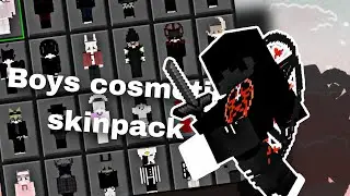 Boys skins with cosmetic skin for mcpe