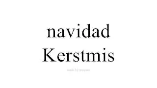 Spaans leren   Kerstmis