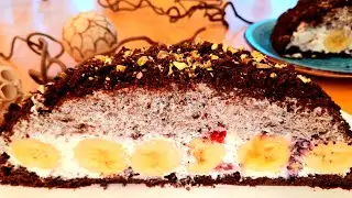 Необычный торт "Кротовая норка"! Скромный вид - шикарный разрез!