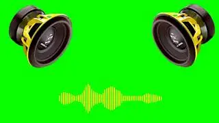 Green screen effect DJ speaker bass video 🎧 (BASS BOOSTED)