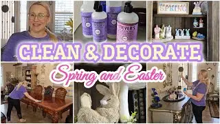 SPRING and EASTER CLEAN & DECORATE WITH ME | EASTER DECOR HOME TOUR