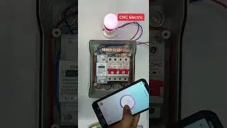 WiFi energy meter connection with MCBs