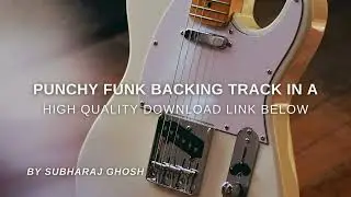 Punchy Funk/Rock/Jazz/Fusion Backing Track in A Dorian