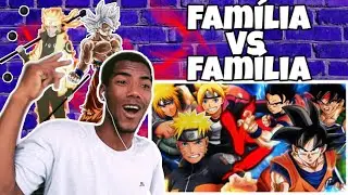 REACT Goku, Gohan e Bardock VS. Naruto, Boruto e Minato | Duelo de Titãs (7Minutoz)