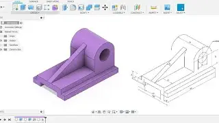 Fusion 360 beginner's Exercise #4 - Fusion 360 tutorial