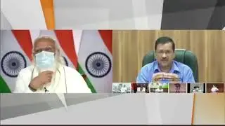 Kejariwal live PM Modi meeting