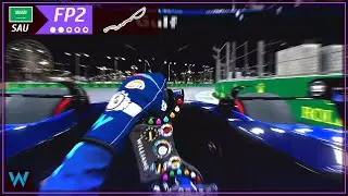 SAUDI ARABIAN GP (Practice 2) F1 2023 Career Mode | Cockpit View *no comments - Williams FW45