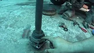 Быстрое снятие задней оси и замена подшипника нива 21214