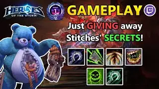 Just GIVING away Stitches' SECRETS! | Heroes of the Storm | Storm League | Ranked