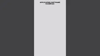 Examples of System Software and Application Software |System software vs Application Software 