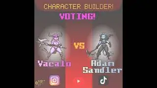 Character Builder MATCHUP ROUND 2 - Youtube Version #animation  #aseprite  #oc