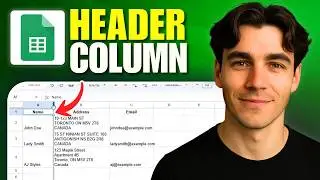How To Create Header Column In Google Sheets (Tutorial 2026)