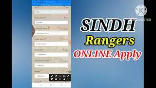 Sindh rangers Mein apply online from mobile