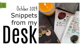 Snippets from My Desk: Charm, Pen Pal Log, Viral Video with Cozy Candle, Hobonichi 2025 Pen Test