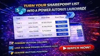 Add a Power Automate Button to SharePoint List: Convert to PDF/Word (Step-by-Step Tutorial)