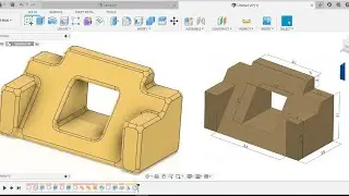 FUSION 360 PRACTICE EXERCISE #17 | FUSION 360 TUTORIAL |